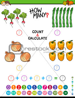 educational mathematical worksheet