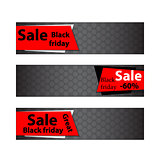 Black friday sale. Web banners