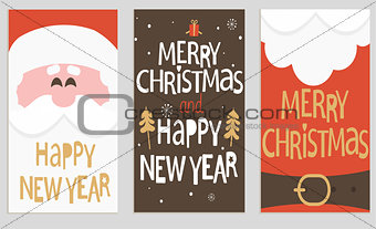 Santa's message banners.