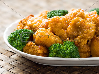 american chinese takeout general tso chicken
