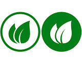 green leaf signs