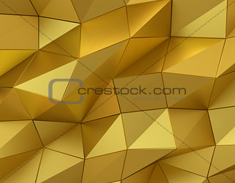 Abstract gold surface. Futuristic background