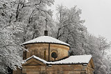 A chapel under the snow