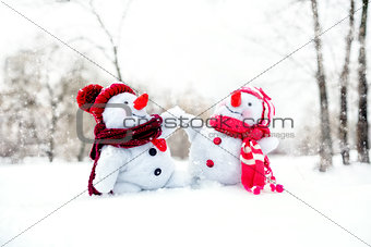 Couple of snowmen