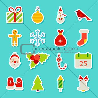 Christmas Holiday Stickers