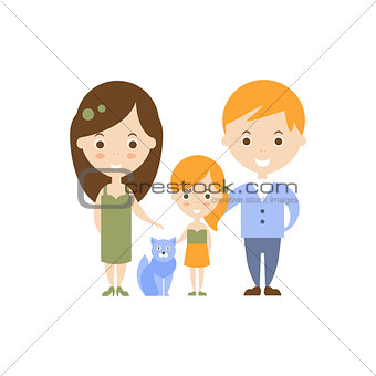 Family As Personal Happiness Idea