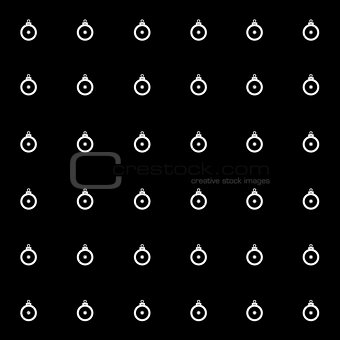 Vector minimalist monochrome black and white pattern new year toy