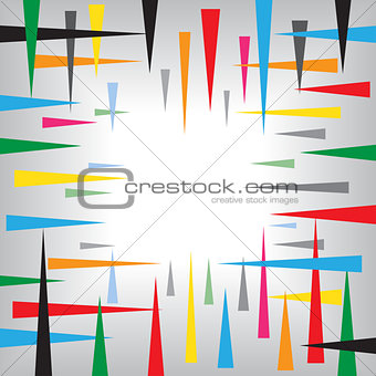 Needle abstract background