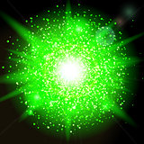 glitter particles background effect. Sparkling texture.