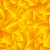 Abstract golden triangle background