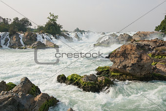 Khone Phapheng Waterfalls, Laos, Asia