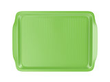 Top view of plastic tray