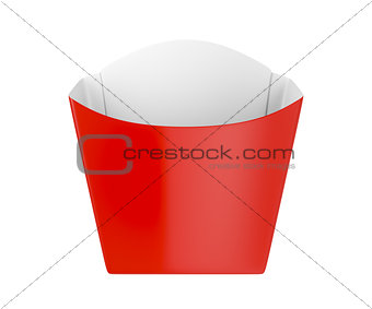 Red box for french fries