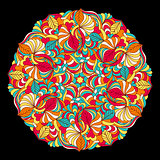 abstract colorful mandala