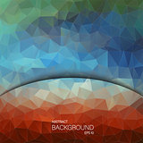 Geometric colorful background. Design for web.