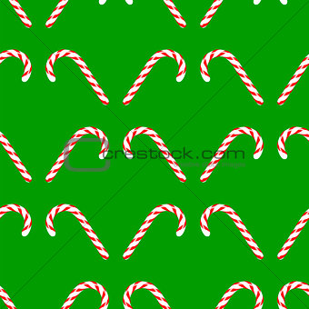 Candy Cane Seamless Pattern