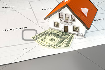 planning to build a house with money