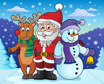 Christmas characters theme image 4