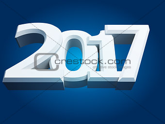 New Year sign 2017