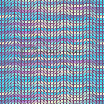 Seamless Knitted Melange Pattern.