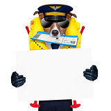 airline pilot flight attendant check in  ticket