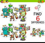 difference game with robots