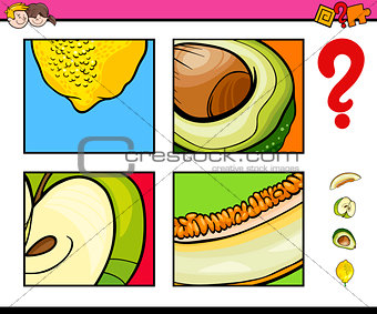 educational activity with fruits