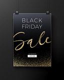 Black Friday design for advertising, banners, leaflets and flyers.