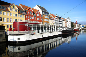 Nyhavn (new Harbor) in Copenhagen, Denmark