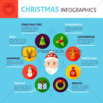 Christmas Concept Infographics