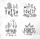 Forest labels coal