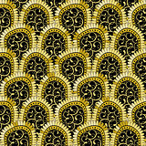 Gold and black seamless pattern 