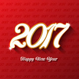Decorative type background for the new year 