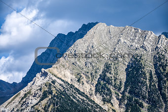 Rocky peak in the Pyrenees