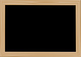 Wooden frame blackdesk