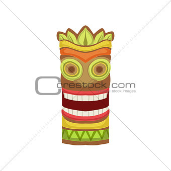 Smiling Totem Hawaiian Vacation Classic Symbol