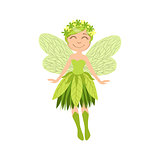 Cute Forest Fairy Girly Cartoon Character