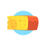 Cheese Farm Product Colorful Sticker