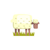 Sheep Toy Farm Animal Cute Sticker