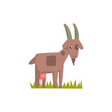 Goat Toy Farm Animal Cute Sticker