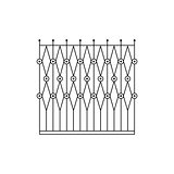 Geometric Grid Fencing Design
