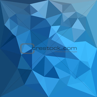 Cornflower Blue Abstract Low Polygon Background