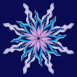 Mandala. Colorful round ornament. Vector illustration.