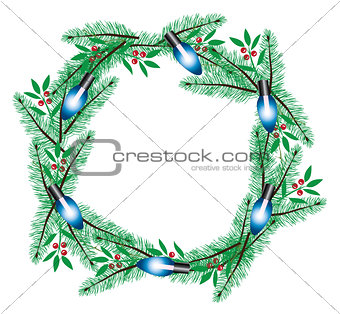 Vector Christmas Wreath