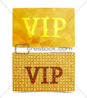 Vector vip cards