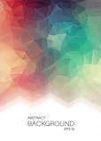 Vertical Abstract 2D geometric colorful background