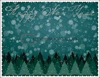 Happy New year greeting Card