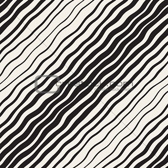 Hand Drawn Diagonal Lines Pattern. Abstract Freehand Background Design