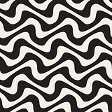 Vector Seamless Hand Drawn Vertical Lines Pattern