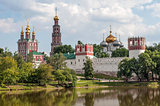 Novodevichy Convent in Moscow, Russian Orthodox Church.